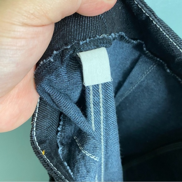 SSONE Yarrow Jean Denim Oversized Straight Leg Black High Waisted Sz 10 - Picture 8 of 8